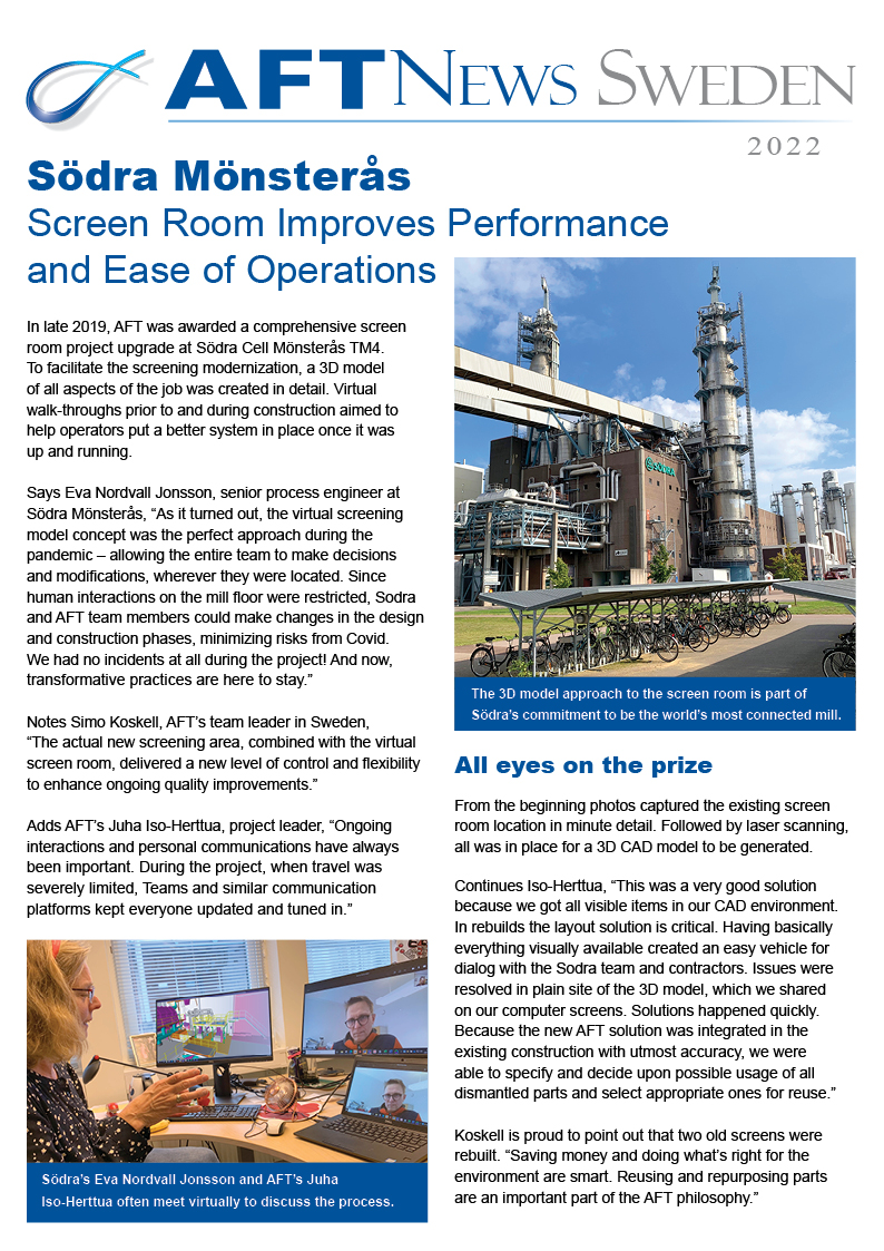 AFT Screen room upgrade at Sodra Monsteras